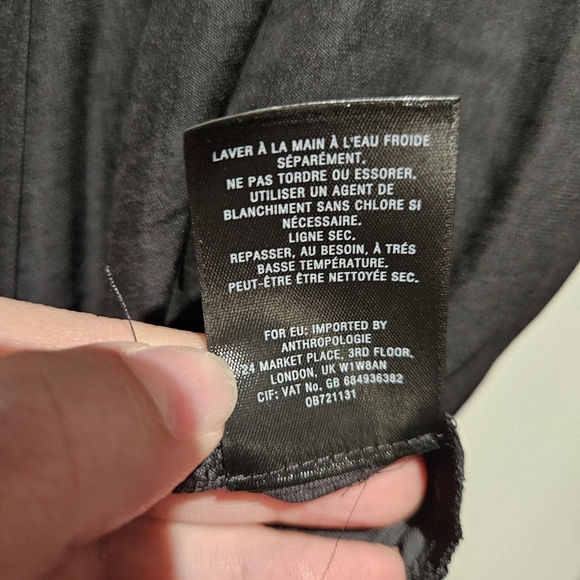 Anthropologie Maeve Sloan Grecian Draped Midi Dress Sz M - Picture 5 of 7